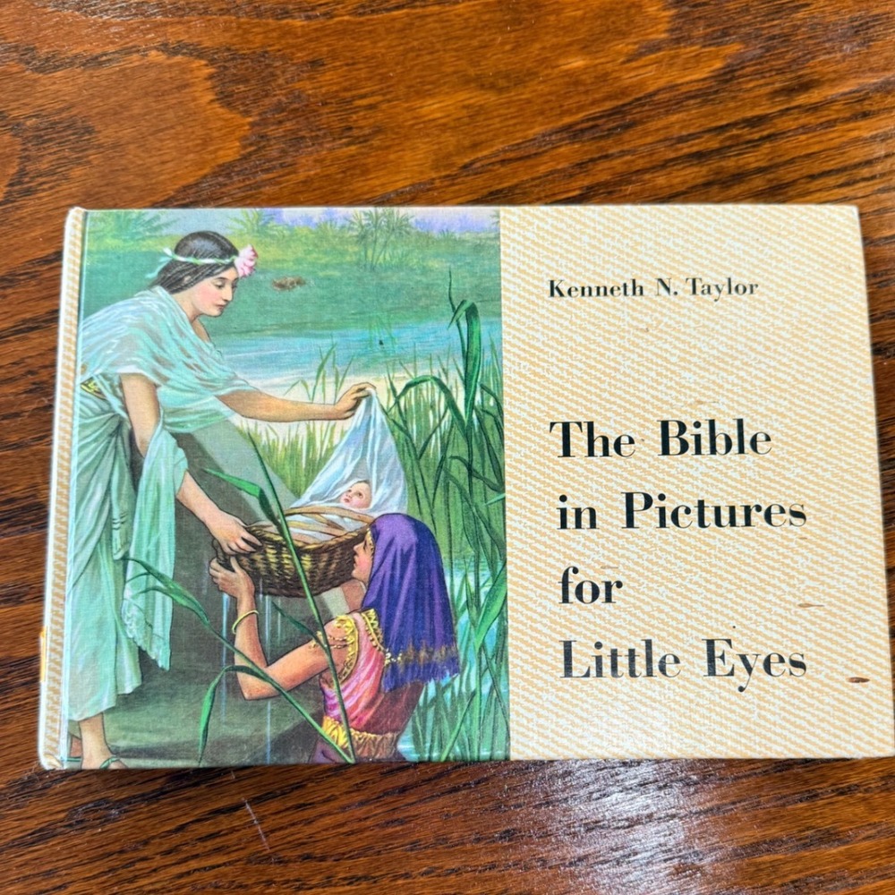 Bible in Pictures for Little Eyes Kenneth N Taylor 1977 Hardcover Moody Press